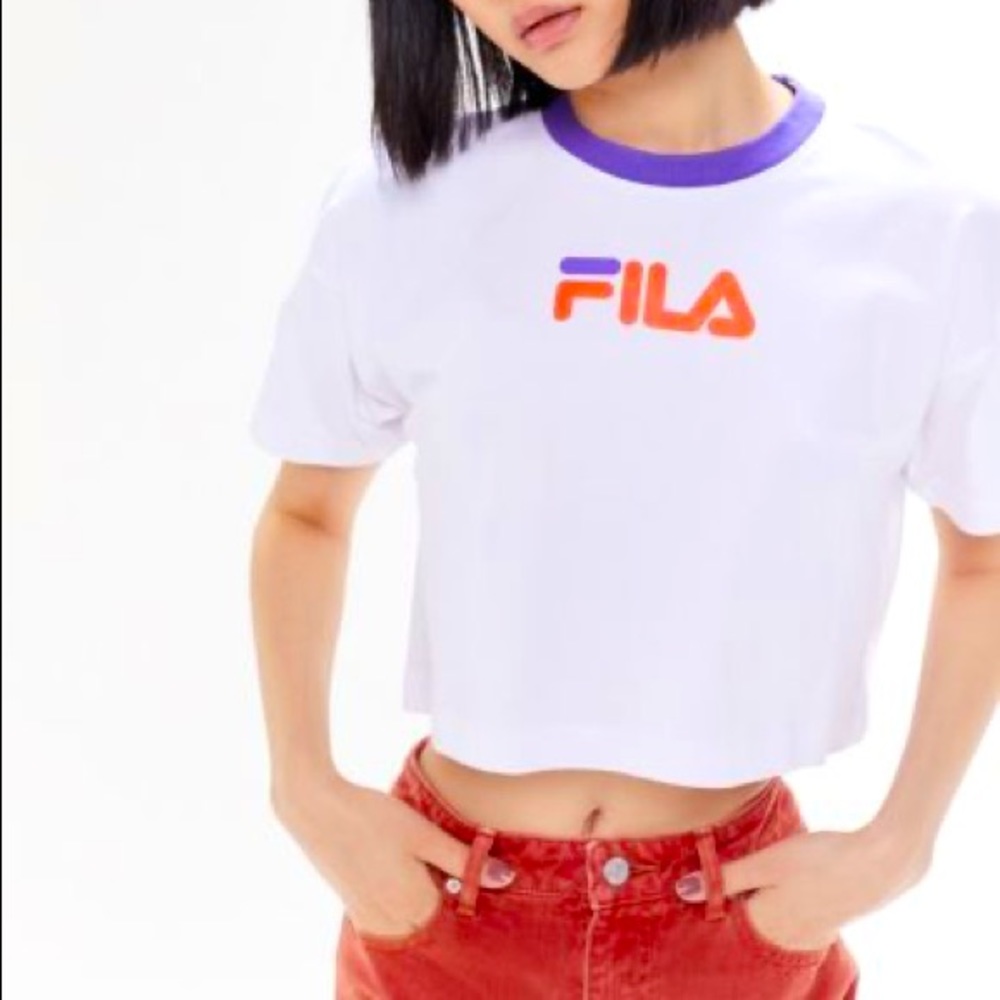 Fila cropped tee
